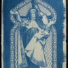 KaliMari noire - Cyanotype