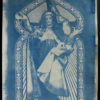 KaliMari noire - Cyanotype
