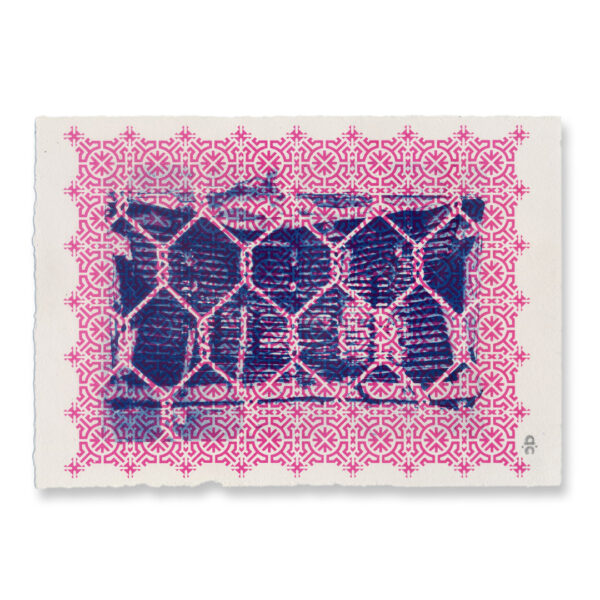 Grilles - Cyanotype [unique]