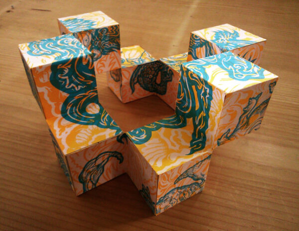 CUBI - livre cube sérigraphié