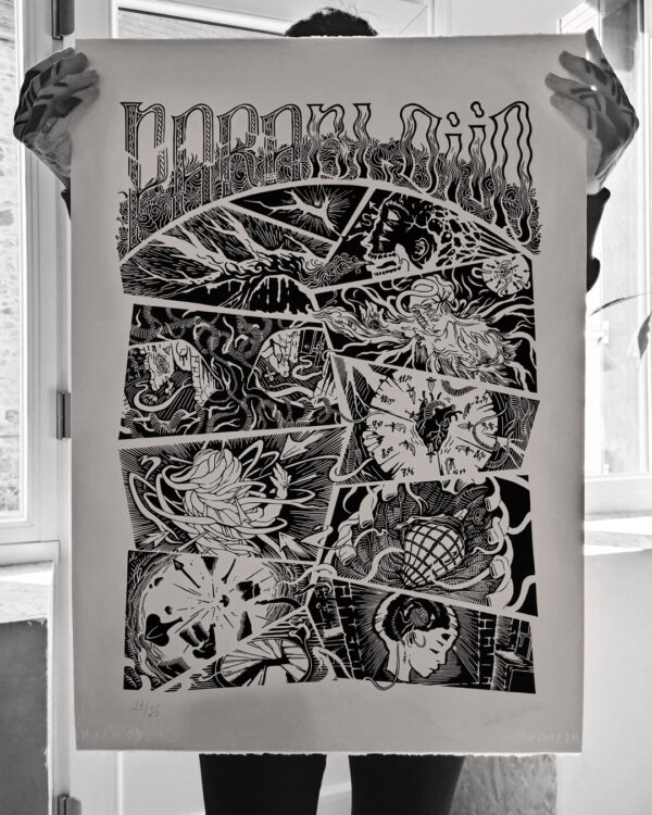 Parabloïd - linogravure