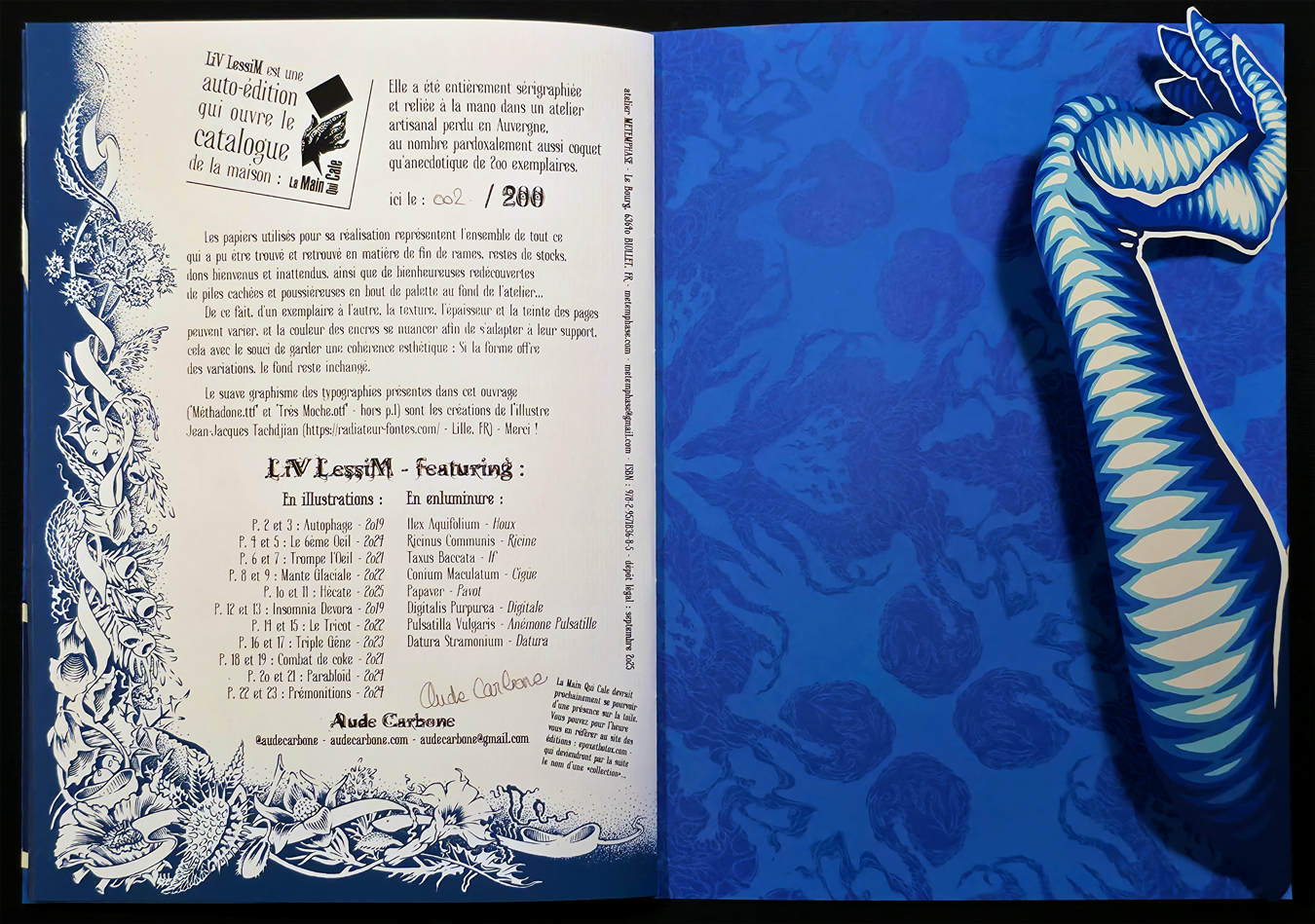 LiV LessiM - livre sérigraphié